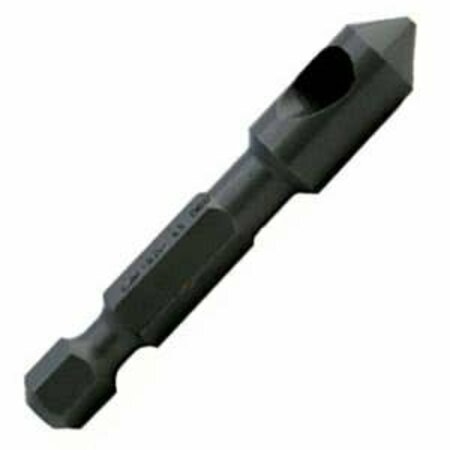 CHAMPION CUTTING TOOL Zero Flute Countersink - Deburring Tool, 82 deg Pnted, Straight Shank CHA CSK14-1